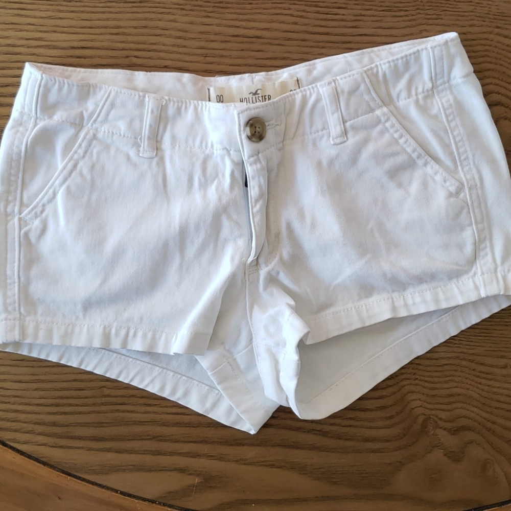 Hollister White Shorts